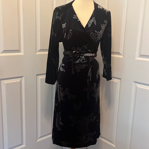 Apostrophe Stretch Size L Wrap dress 18 - Picture 1 of 6